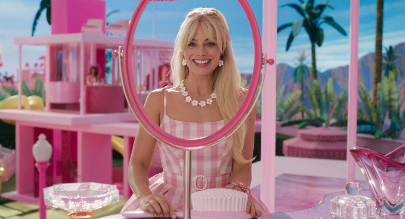 Still image from Barbie.